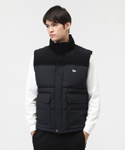 NEW ERA（ニューエラ） ベスト ジレ DOWN VEST COMBI BLK メンズ