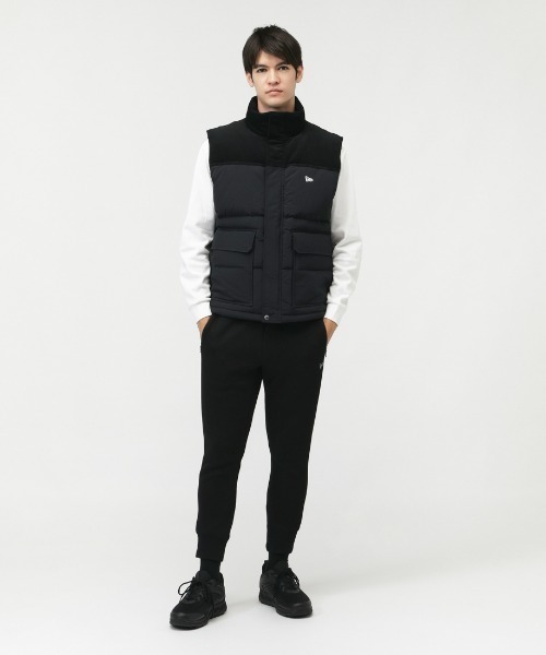 NEW ERA（ニューエラ） ベスト ジレ DOWN VEST COMBI BLK メンズ