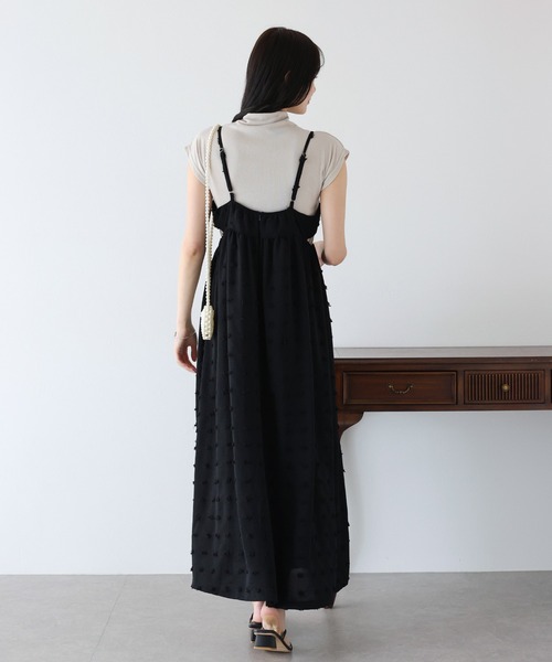 「BLUEEAST」 キャミソールワンピース MEDIUM ブラック レディース_画像9