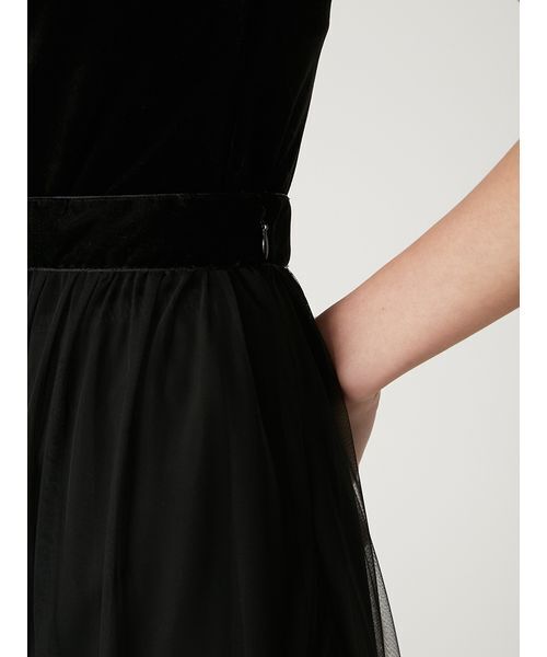 FRAY I.D（フレイ・アイディー） スカート プリーツヘムチュール