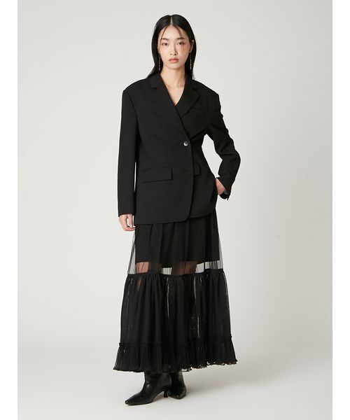 FRAY I.D（フレイ・アイディー） スカート プリーツヘムチュール