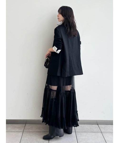 FRAY I.D（フレイ・アイディー） スカート プリーツヘムチュール