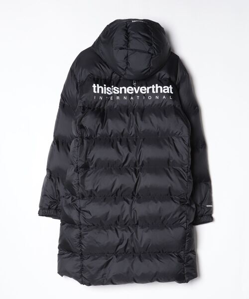 thisisneverthat（ディスイズネバーザット） ダウンコート S ブラック