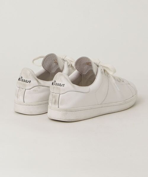 「London Shoe Make」 ローカットスニーカー 24cm ホワイト メンズ_画像2