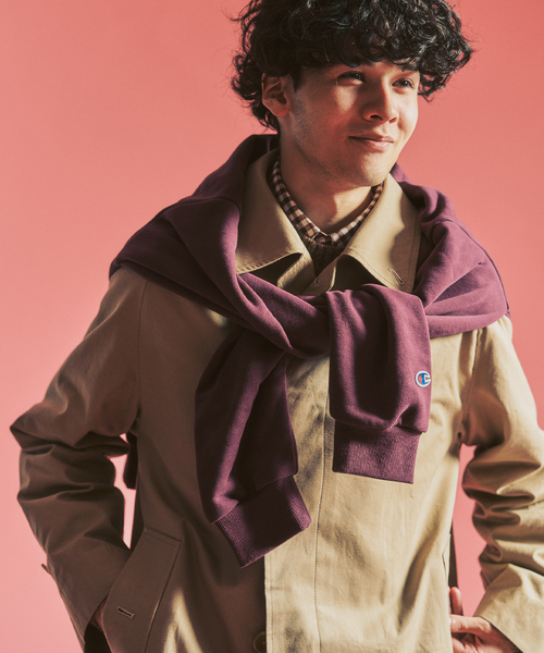 ステンカラーコート コート 「MOONLIGHT CLOTHING」 Balmacaan coat / バルマカーンコート メンズの画像