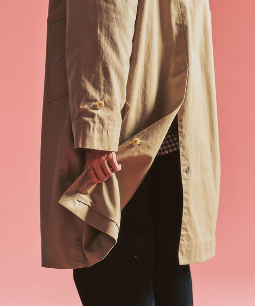 ステンカラーコート コート 「MOONLIGHT CLOTHING」 Balmacaan coat / バルマカーンコート メンズの画像
