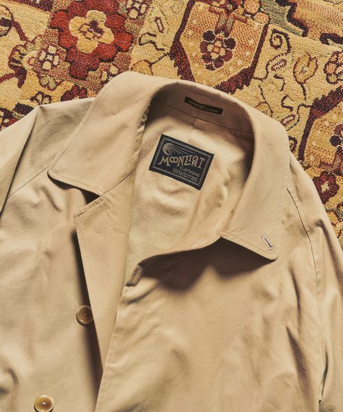 ステンカラーコート コート 「MOONLIGHT CLOTHING」 Balmacaan coat / バルマカーンコート メンズの画像
