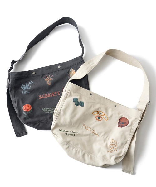 ショルダーバッグ Memorial newspaper bag メンズ レディース | Subciety | 06