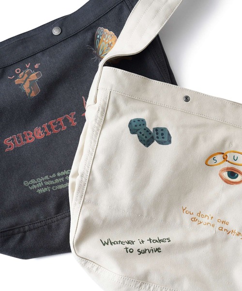 ショルダーバッグ Memorial newspaper bag メンズ レディース | Subciety | 07