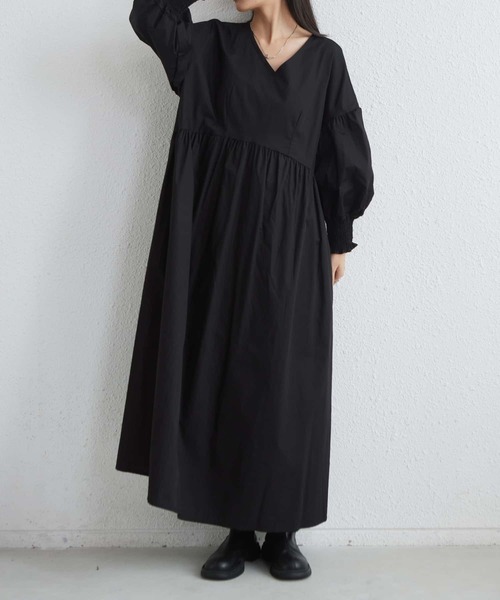 MAISON DE THERESE（メゾン ド テレーズ） ワンピース Vネックルーズ