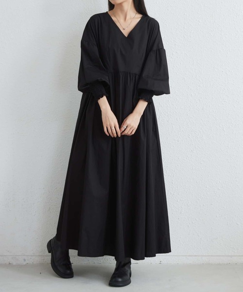 MAISON DE THERESE（メゾン ド テレーズ） ワンピース Vネックルーズ
