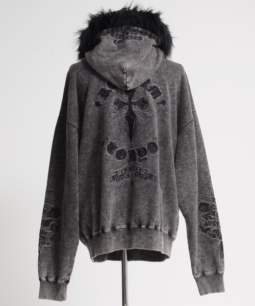 REFLEM（レフレム） パーカー 「REFLEM/レフレム」ファー付きクロス