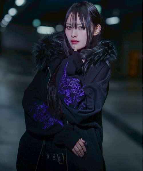 REFLEM（レフレム） パーカー 「REFLEM/レフレム」ファー付きクロス