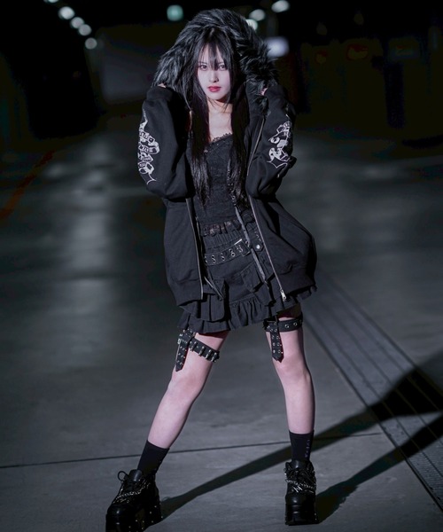 REFLEM（レフレム） パーカー 「REFLEM/レフレム」ファー付きクロス