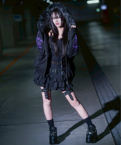 REFLEM（レフレム） パーカー 「REFLEM/レフレム」ファー付きクロス