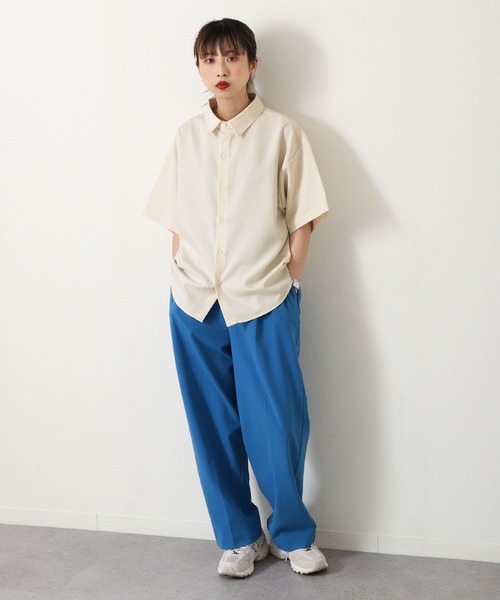 「ZIP FIVE」 半袖シャツ X-LARGE ブルー メンズ_画像6
