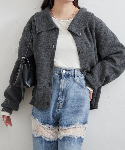 タイムセール❣️新品未使用　タグ付き❣️アンジェリーナ　ジャガードシアートップス タイムセール❣️新品未使用 タグ付き❣️アンジェリーナ ジャガード