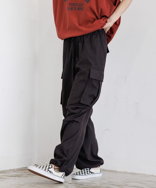 「PBLIM」 カーゴパンツ LARGE カーキ レディース_画像7