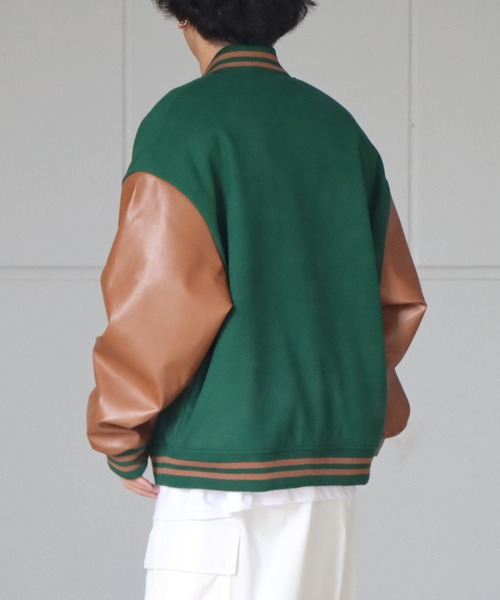 「ILL'S」 スタジャン M ブラック メンズ_画像6