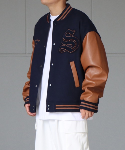 「ILL'S」 スタジャン M ブラック メンズ_画像7