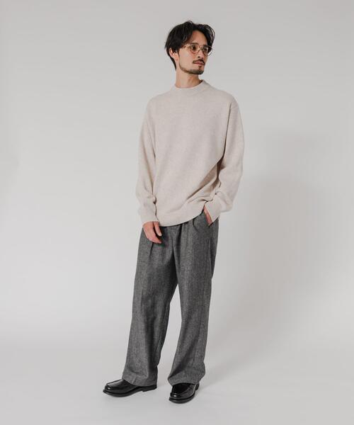 AURALEE ヘリンボーンワイドスラックス URBAN RESEARCH（アーバンリサーチ） パンツ ヘリンボーンワイド