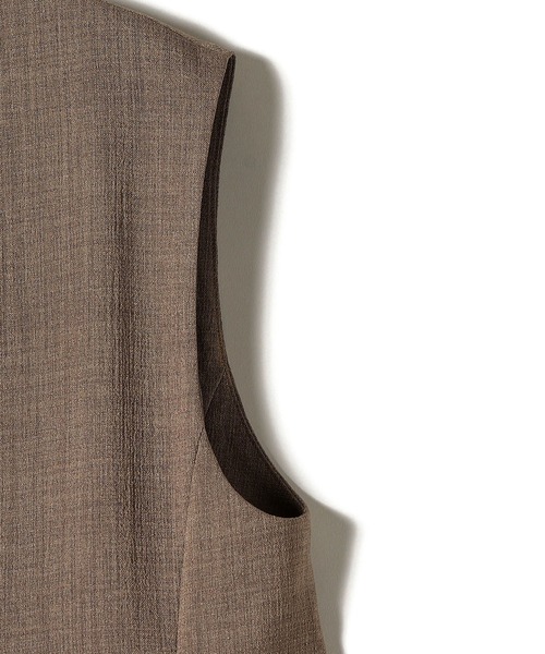 「SHIPS.me」 ノースリーブワンピース - ブラウン レディース_画像5