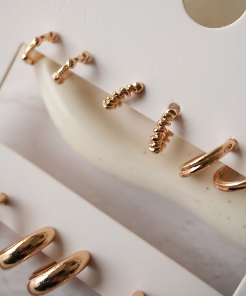 Port（ポート） ピアス 「 」 6個セット フープピアスセット