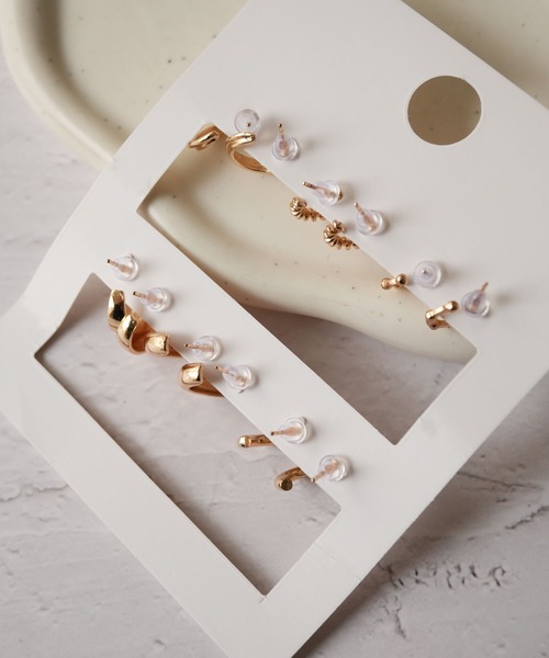 Port（ポート） ピアス 「 」 6個セット フープピアスセット