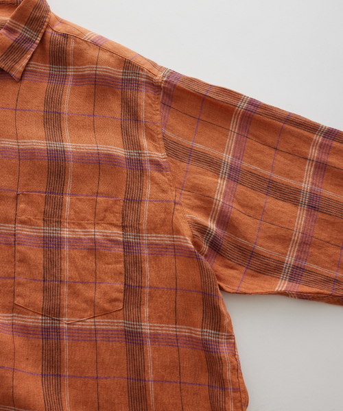 「WILD LIFE TAILOR Adam et Rope'」 長袖シャツ M オレンジ系その他 メンズ_画像5