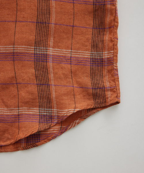 「WILD LIFE TAILOR Adam et Rope'」 長袖シャツ M オレンジ系その他 メンズ_画像6