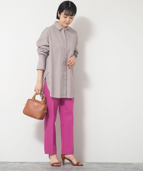 「NOLLEY'S Sophi」 長袖シャツ 38 ベージュ系その他3 レディース_画像2