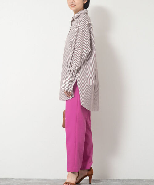 「NOLLEY'S Sophi」 長袖シャツ 38 ベージュ系その他3 レディース_画像4