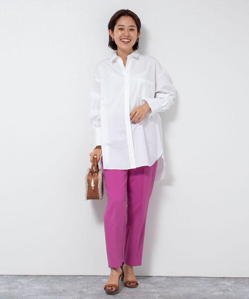 「NOLLEY'S Sophi」 長袖シャツ 38 ベージュ系その他3 レディース_画像8