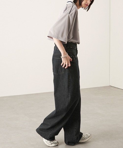 「Alfred Alex」 デニムパンツ M インディゴブルー メンズ_画像5