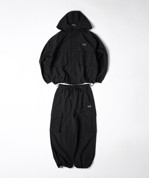 「kutir」 ナイロンブルゾン MEDIUM チャコールグレー メンズ_画像2