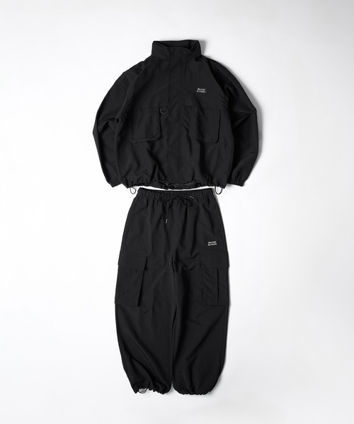 「kutir」 ナイロンブルゾン MEDIUM チャコールグレー メンズ_画像3