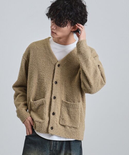 TAKEO KIKUCHI カーディガン 新品 tk.TAKEO KIKUCHI（ティーケータケオキクチ） カーディガン モール