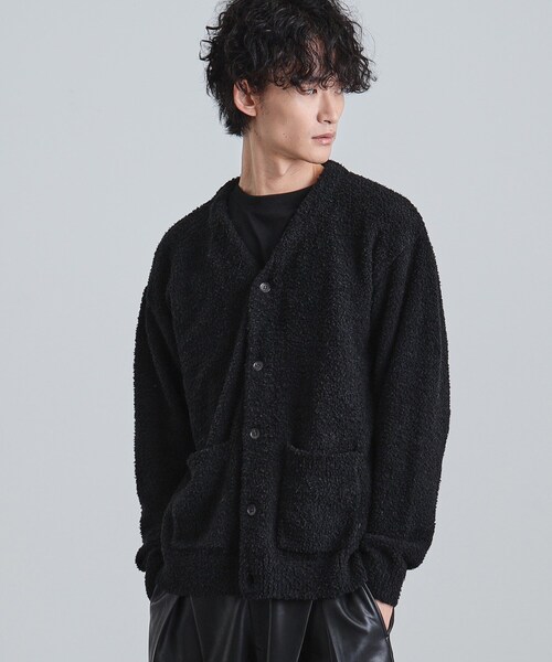 【NEW】ティーケー タケオキクチ（tk．TAKEO KIKUCHI）/モールニット カーディガン tk.TAKEO KIKUCHI（ティーケータケオキクチ） カーディガン モール