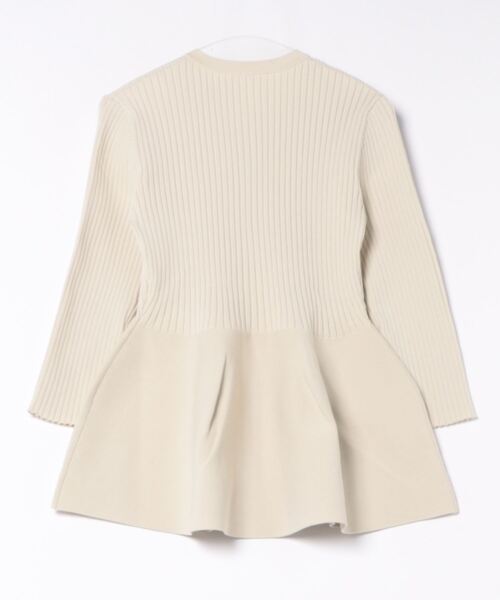 「Mila Owen」 ニットカーディガン 0 アイボリー レディース_画像2