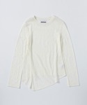 tシャツ ウールブレンド シアートップス レディースの詳細画像1