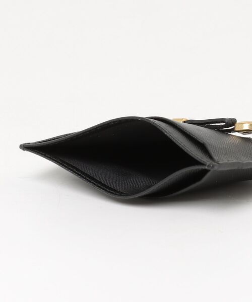 PRADA ブラック レザー カードケース ブラック ソフトルックスレザー カードケース | PRADA