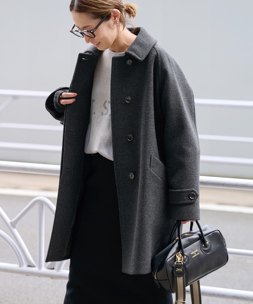 FRAMeWORK（フレームワーク） コート 36 グレー レディース : ZOZOTOWN