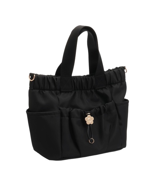 【新品・タグ付き】MARY QUANT 2WAYバケツ形トートバッグ MARY QUANT（マリークヮント） トートバッグ マリークワント デイジー