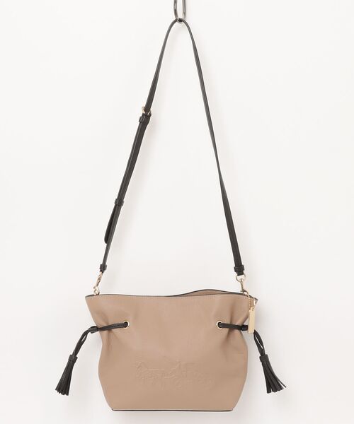 COACH（コーチ） ワンポイントショルダーバッグ - ベージュ レディース