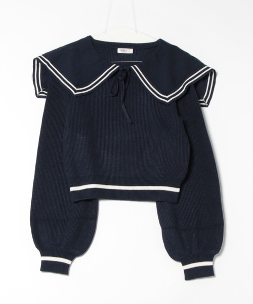 「Ambre Neige」 長袖ニット FREE アイボリー レディース_画像4