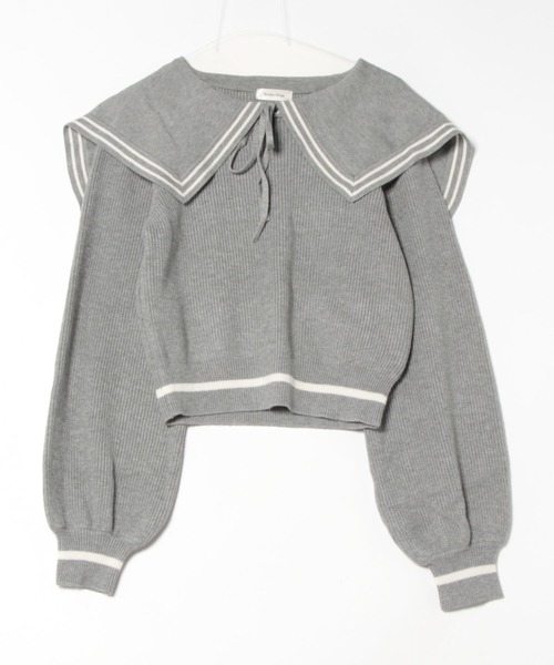 「Ambre Neige」 長袖ニット FREE アイボリー レディース_画像5