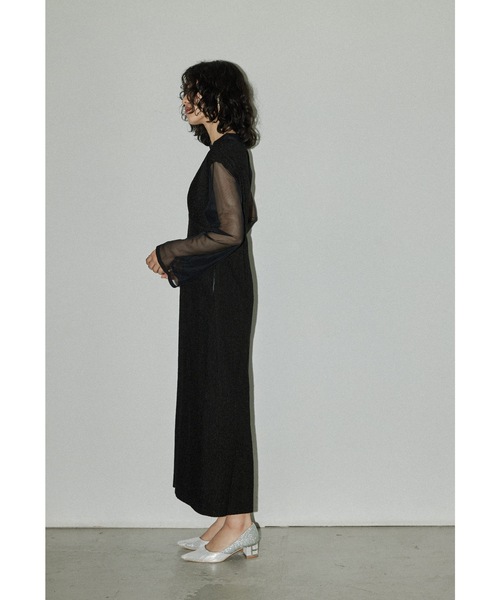 「niana」 コンビワンピース S ブラック レディース_画像5