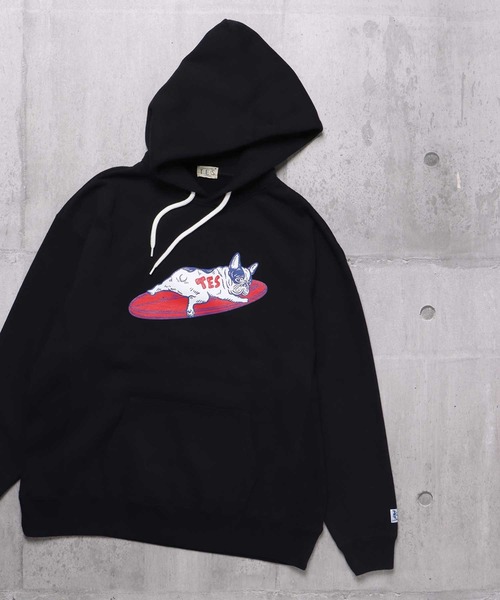 「The Endless Summer」 プルオーバーパーカー SMALL ベージュ メンズ_画像4