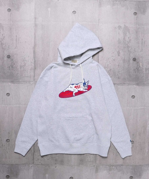 「The Endless Summer」 プルオーバーパーカー SMALL ベージュ メンズ_画像6