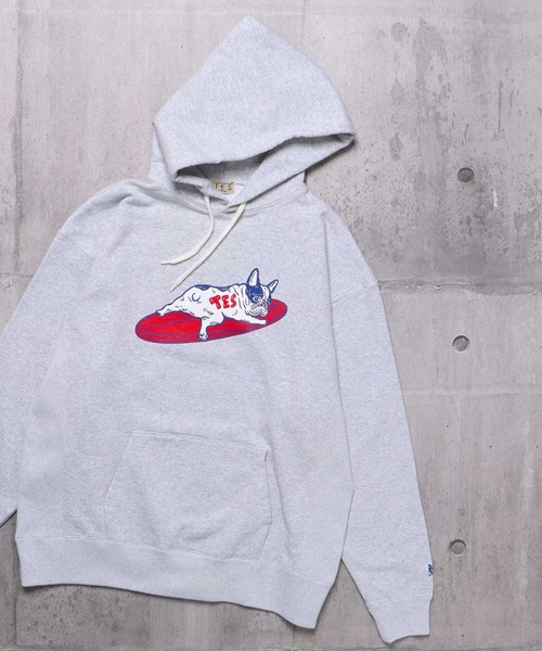 「The Endless Summer」 プルオーバーパーカー SMALL ベージュ メンズ_画像7